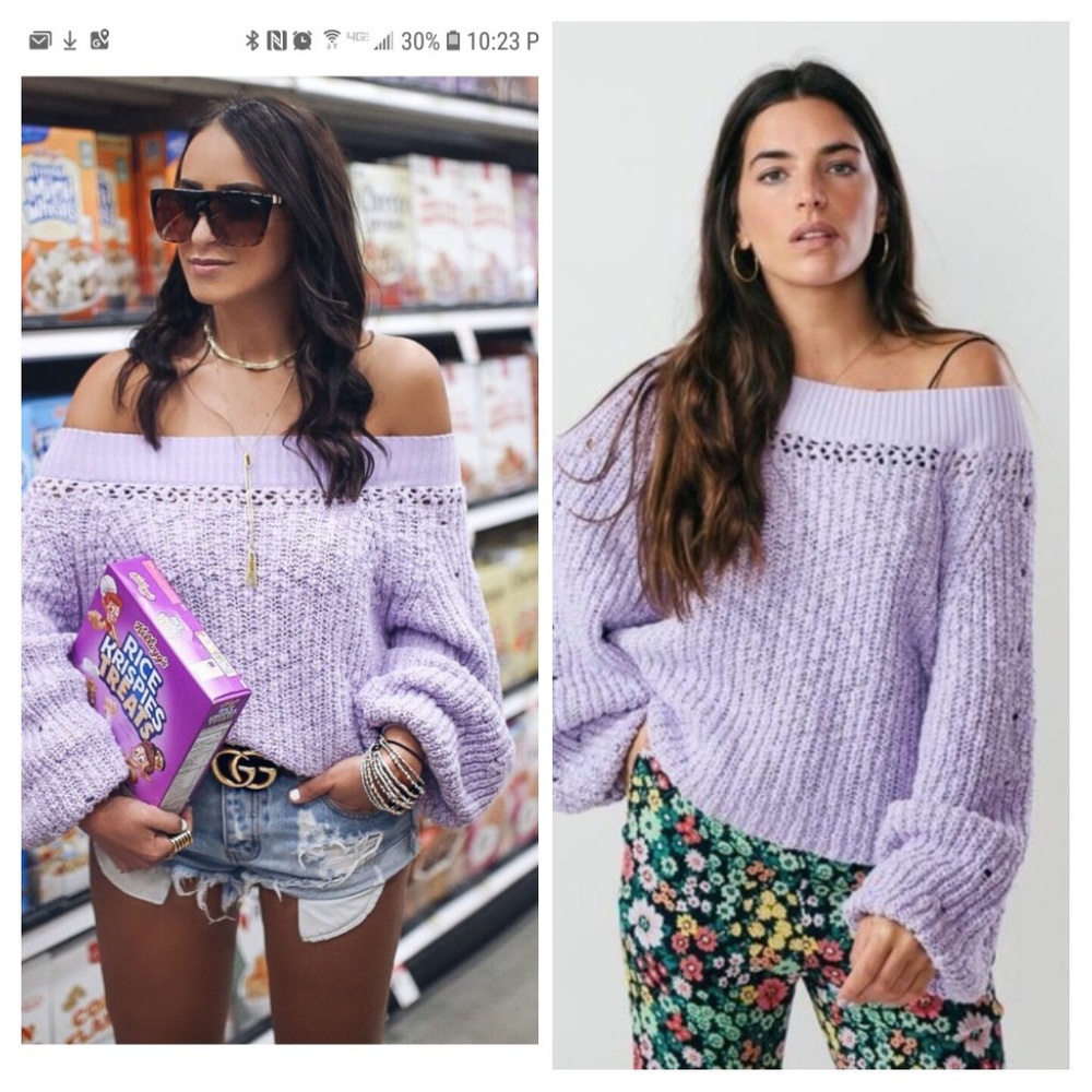 Free People Pandora's Boatneck sweater